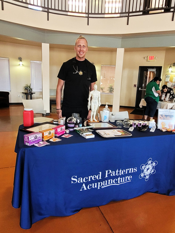 Sawmill Lofts Vendor Extravaganza - Sacred Patterns Acupuncture - Dr. Andrew Moser, DOM, MBA - Old Town - Albuquerque, NM