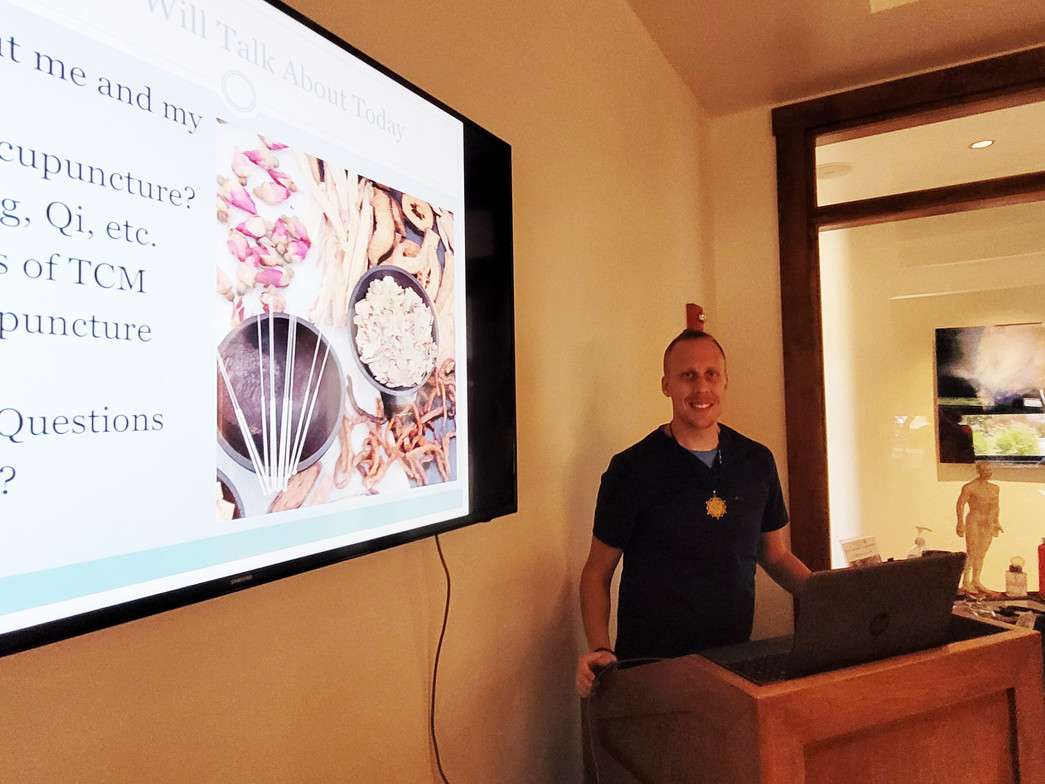 Del Webb at Mirehaven - Lunch and Learn - Dr Andrew Moser, DOM, MBA - Sacred Patterns Acupuncture - Albuquerque, New Mexico