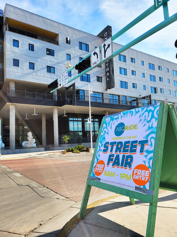 ABQRide - Stree Fair - August 2024 - Sacred Patterns Acupuncture - Dr. Andrew Moser, DOM, MBA - Albuquerque, New Mexico