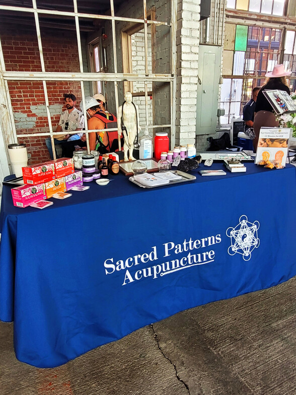 ABQ Rail Yards Market - Sacred Patterns Acupuncture - Dr Andrew Moser, DOM, MBA - September 29, 2024 