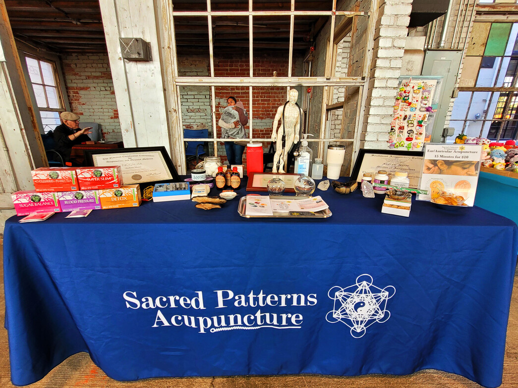 ABQ RailYards Market - Sacred Patterns Acupuncture - October 27, 2024 - Dr. Andrew Moser, DOM, MBA 