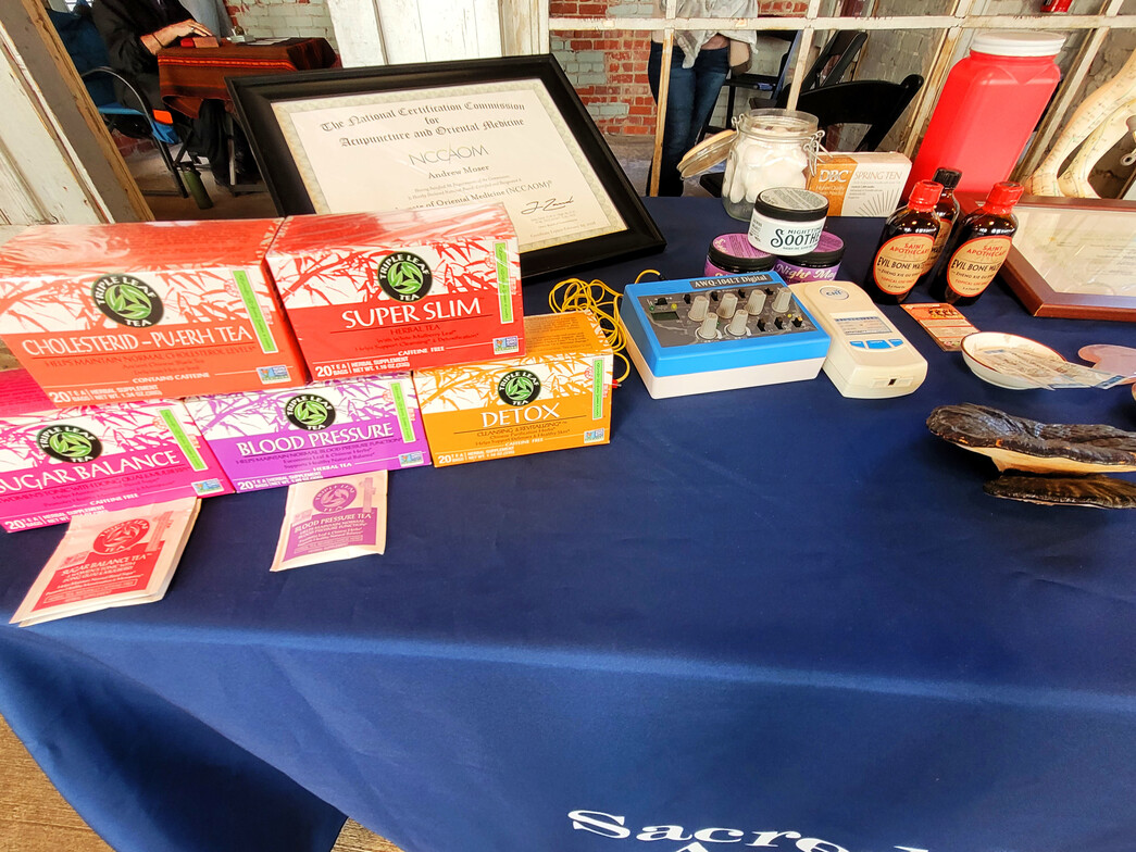 ABQ RailYards Market - Sacred Patterns Acupuncture - October 27, 2024 - Dr. Andrew Moser, DOM, MBA 