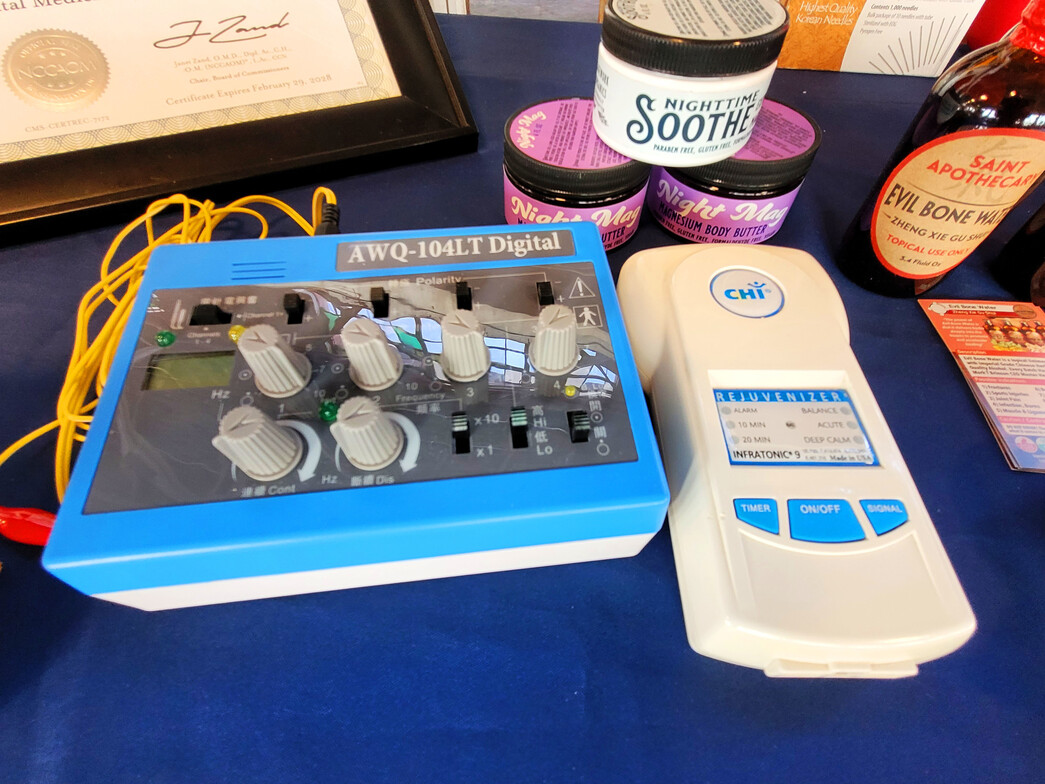 ABQ RailYards Market - Sacred Patterns Acupuncture - October 27, 2024 - Dr. Andrew Moser, DOM, MBA 