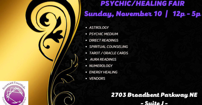 PSYCHIC/HEALING FAIR - November 10, 2024 image