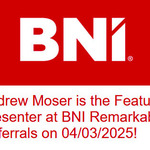BNI - Remarkable Referrals - Albuquerque, NM - Sacred Patterns Acupuncture - Dr. Andrew Moser, DOM, MBA - Presentation - April 2025