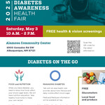 UNMH Diabetes Awareness Health Fair - May 2025 - Sacred Patterns Acupuncture - Dr. Andrew Moser, DOM, MBA