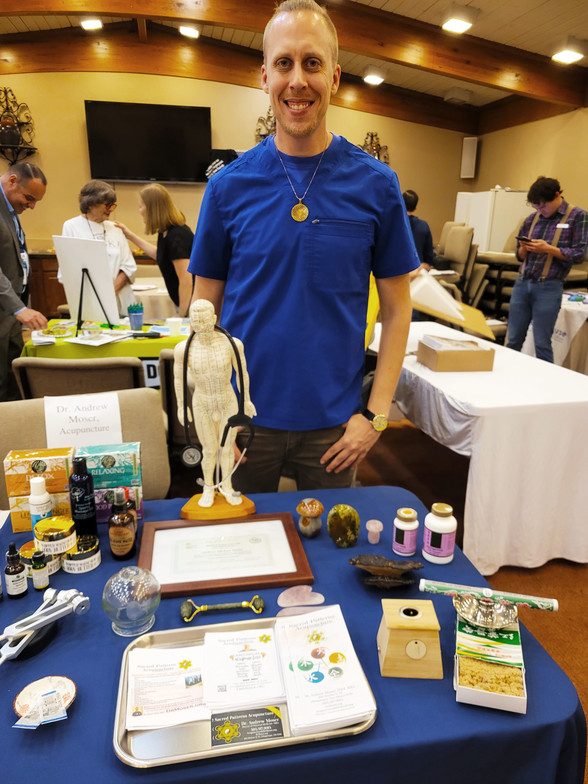 Grief and Loss Resource Fair for Professionals, Sacred Patterns Acupuncture, Dr. Andrew Moser, DOM, MBA, Albuquerque, NM, May 2025