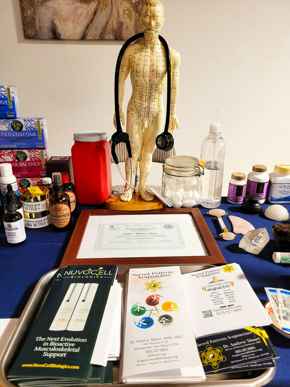 Psychic Healing Fair, Resonant Essentials, Albuquerque, NM, Sacred Patterns Acupuncture, Dr. Andrew Moser, DOM, MBA