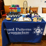 Dr. Andrew Moser of Sacred Patterns Acupuncture at La Vida Llena Health Fair 2025 – Albuquerque holistic healthcare