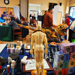 Dr. Andrew Moser of Sacred Patterns Acupuncture at La Vida Llena Health Fair 2025 – Albuquerque holistic healthcare