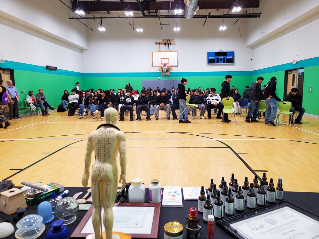 Health Leadership High School - Albuquerque, NM - Sacred Patterns Acupuncture - Dr. Andrew Moser, DOM, MBA - December 2025 Presentation on Acupuncture