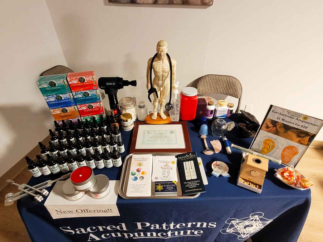 Psychic Healing Fair, Resonant Essentials, Albuquerque, NM, Sacred Patterns Acupuncture, Dr. Andrew Moser, DOM, MBA