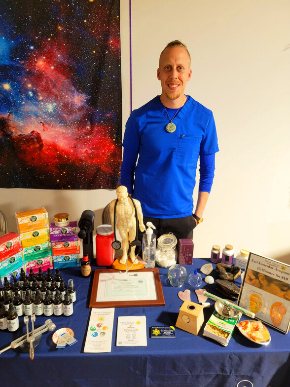 Psychic Healing Fair, Resonant Essentials, Albuquerque, NM, Sacred Patterns Acupuncture, Dr. Andrew Moser, DOM, MBA, August 2026